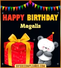 GIF Happy Birthday Magalis